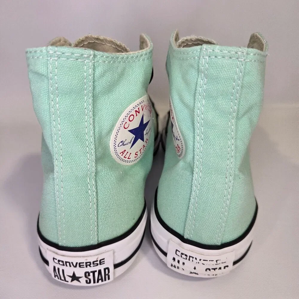 Converse Chuck Taylor All Star Hi Tops Sneaker Shoe Mint Green Womens 8 Mens 6